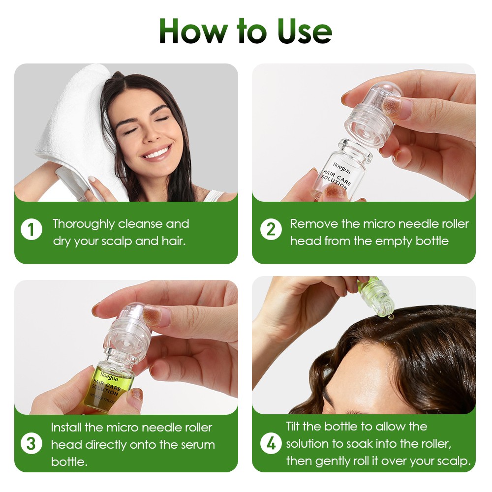 160/8x Microneedle Infusion Hair Regrowth System Advanced Hair Growth Treatment