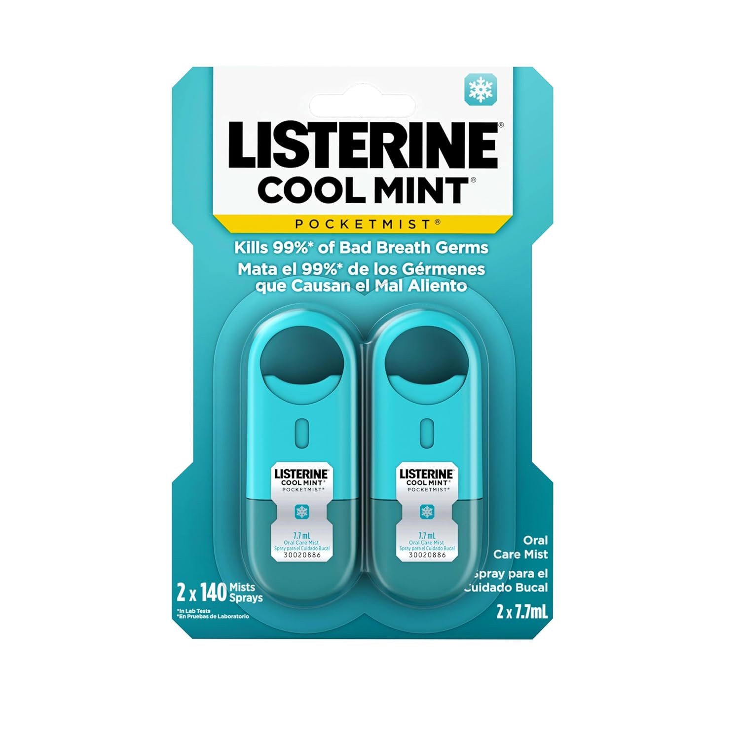 Pocketmist Cool Mint Bruma Para El Cuidado Bucal Para Eliminar El Mal Aliento,