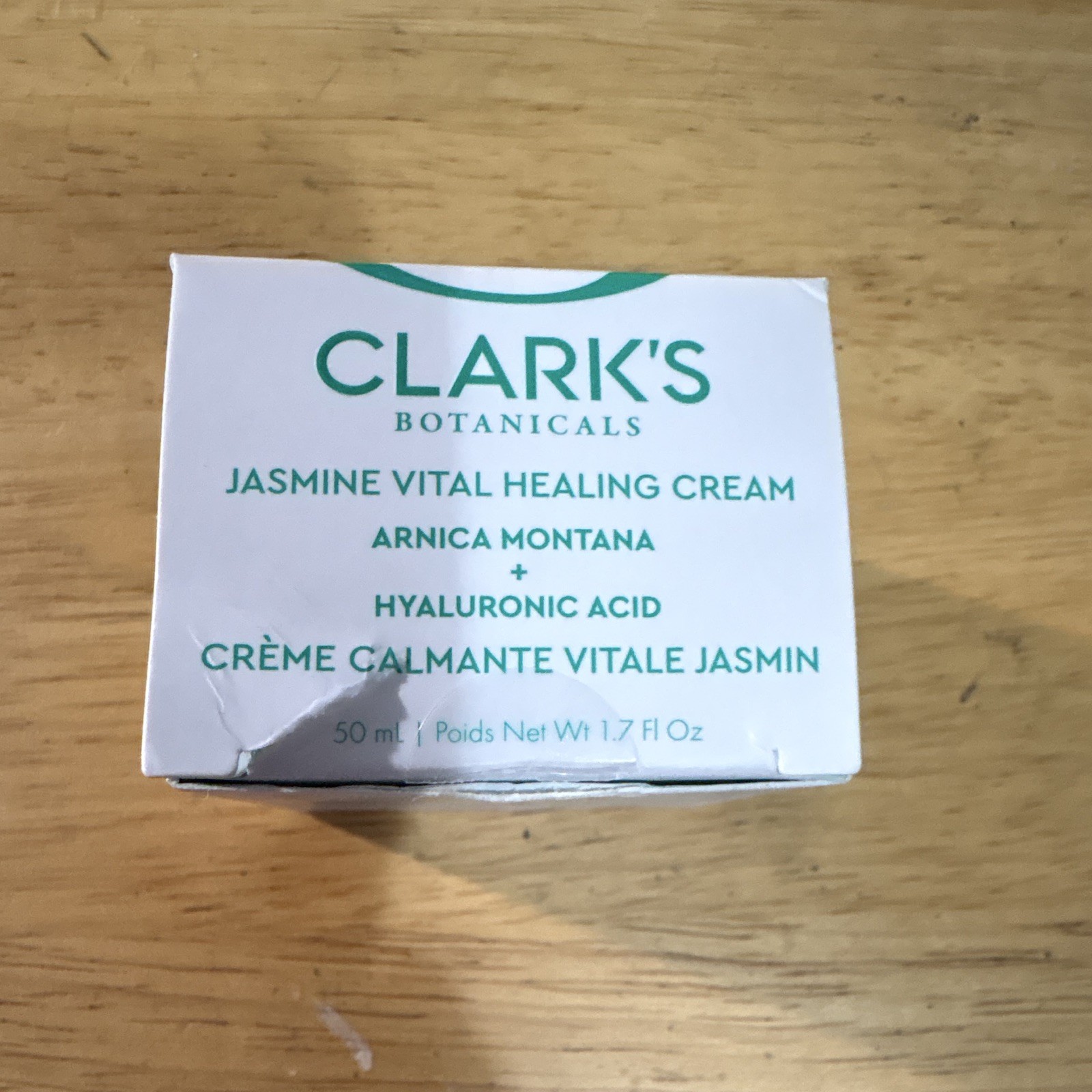 Clark’s Botanicals Jasmine Vital Healing Cream SPF 30 Arnica HA 1.7 fl oz