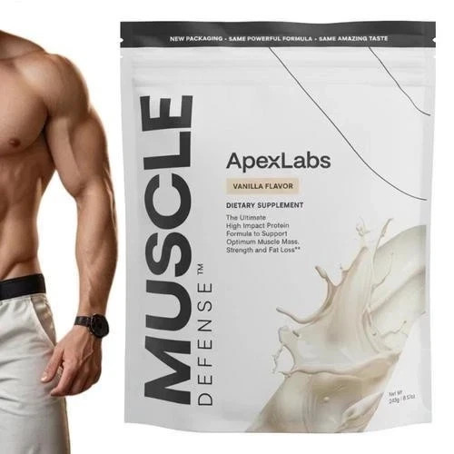 APEXLABS MUSCLE DEFENSE VANILLA FLAVOR – 8.57 OZ – NEW