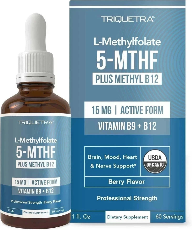 L-Methylfolate 5-MTHF Plus Methyl B12 15 MG Active Formula B9/