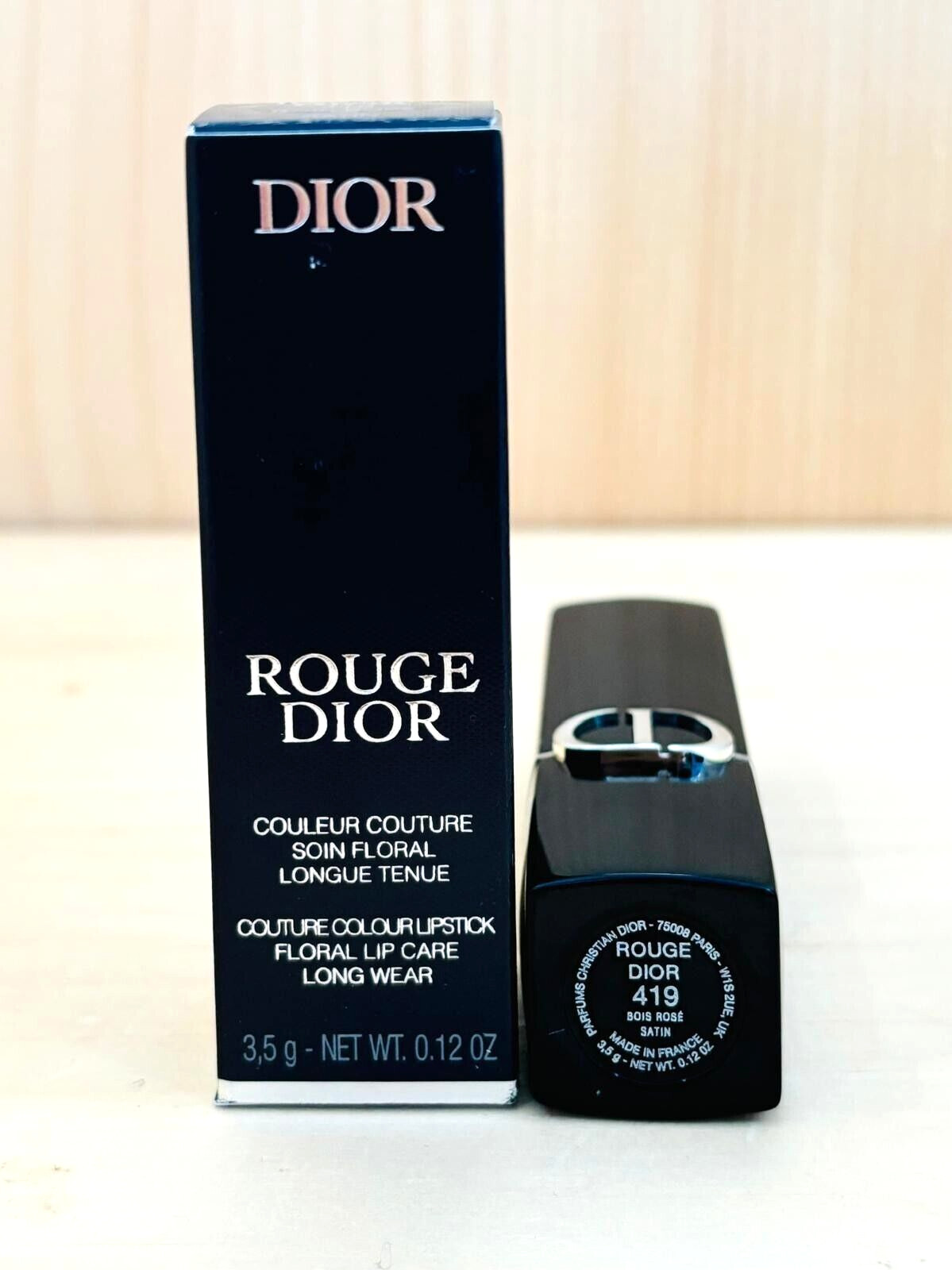 CHRISTIAN DIOR Rouge Dior Contour Lipstick 3,5g/0.12oz #419 BOIS ROSE SATIN