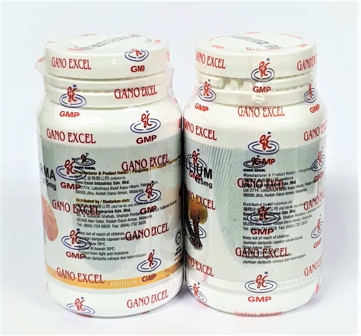 Gano Excel Excellium 90 + Ganoderma Lucidum 90 Capsules Lingzhi Reishi NEW USA