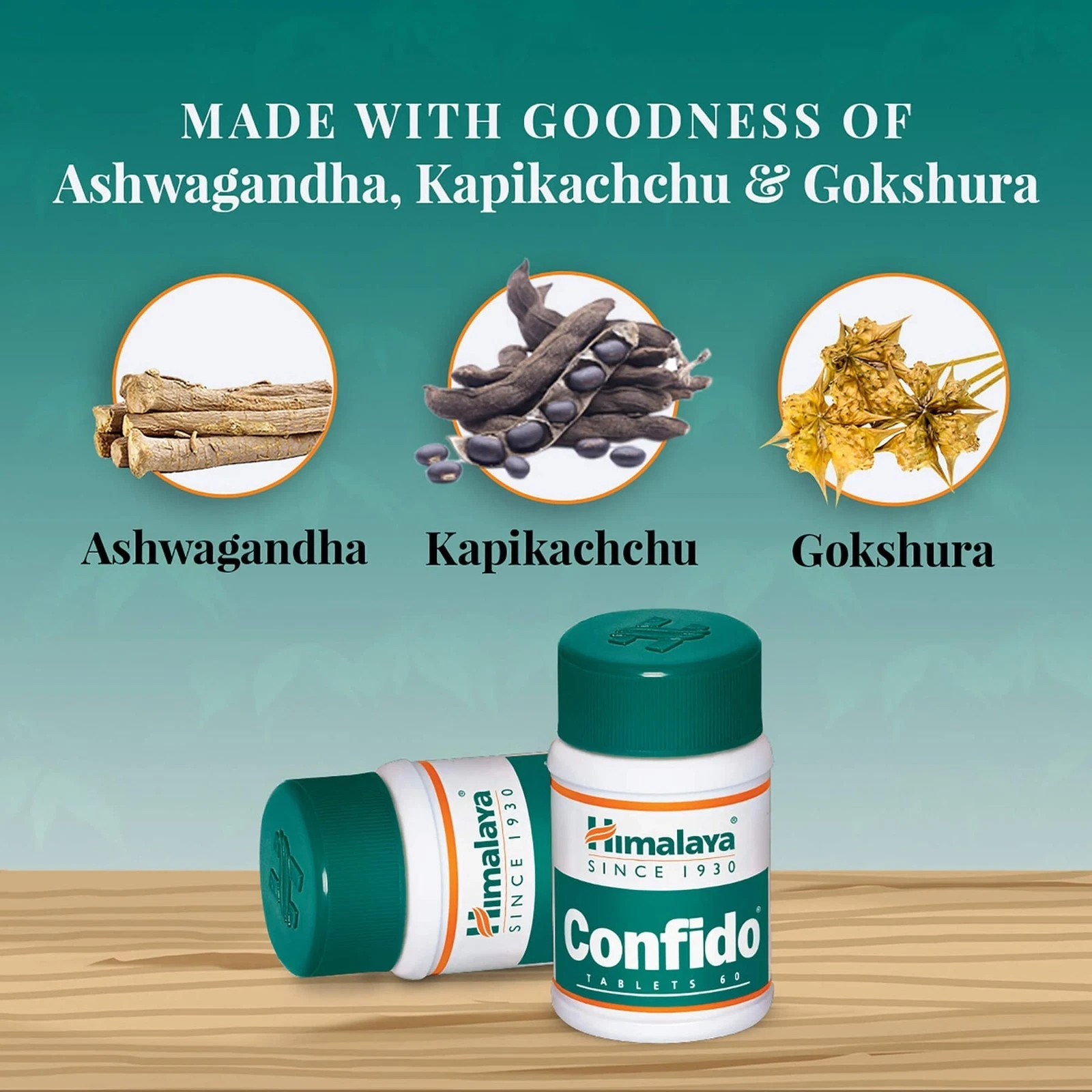 Confido Himalaya 180 Tablets (60 X 3) Ayurvedic Product Free Shipping