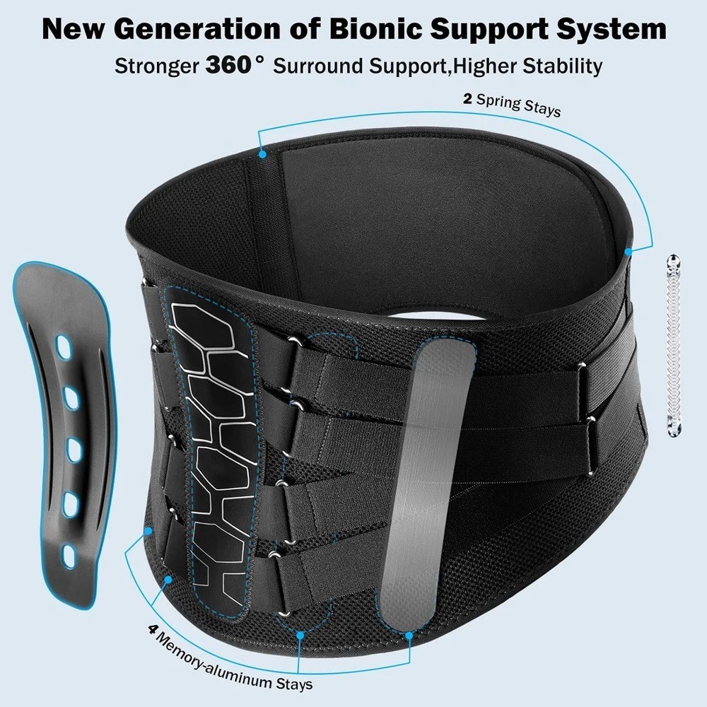 Copper Fit X-Back Brace for Lower Back Pain, Lumbar Support, All Sizes