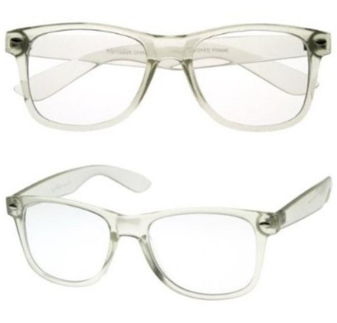 Classic clear frame reading glasses – simple unisex readers