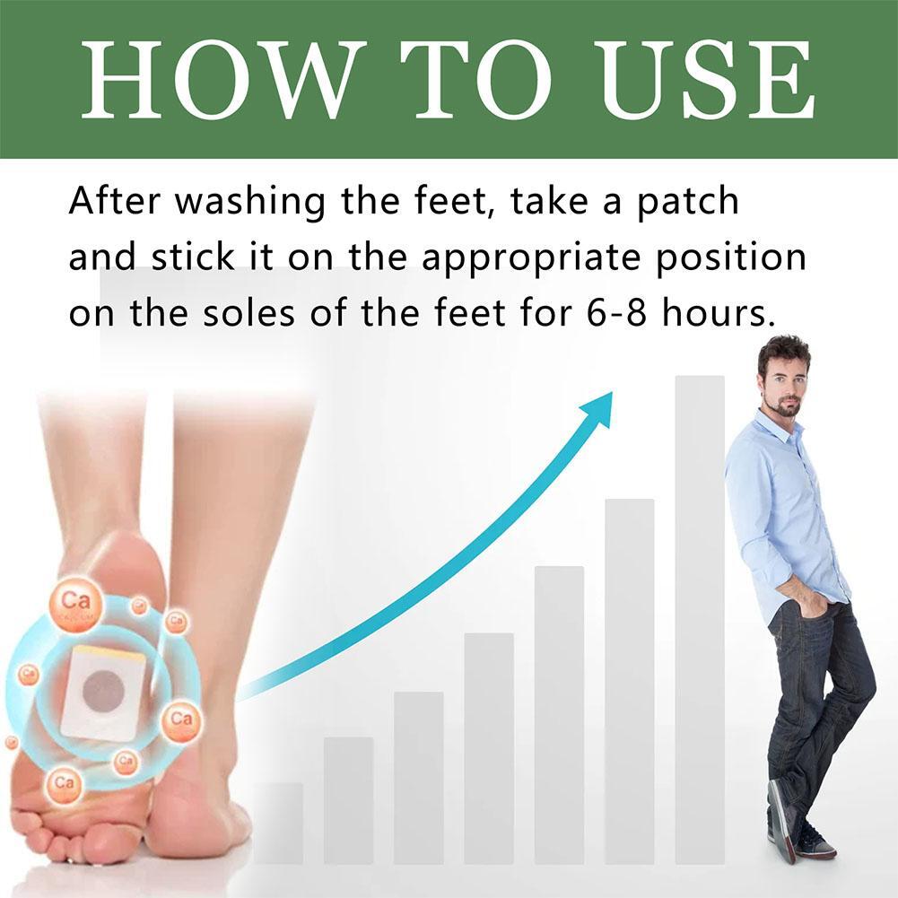 10pcs Increase Height Foot Patch Conditioning Body Grow Bone Development