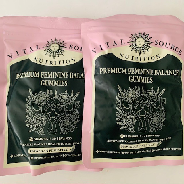 Vital Source Nutrition Premium Feminine Balance 60 Gummies Ea Pineapple (2X)