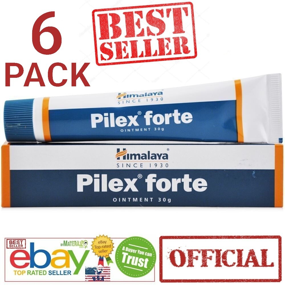Pilex Forte Exp.2026 Ointment USA 6 Pack Relief Rectal Bleeding Pain Hemorrhoid.