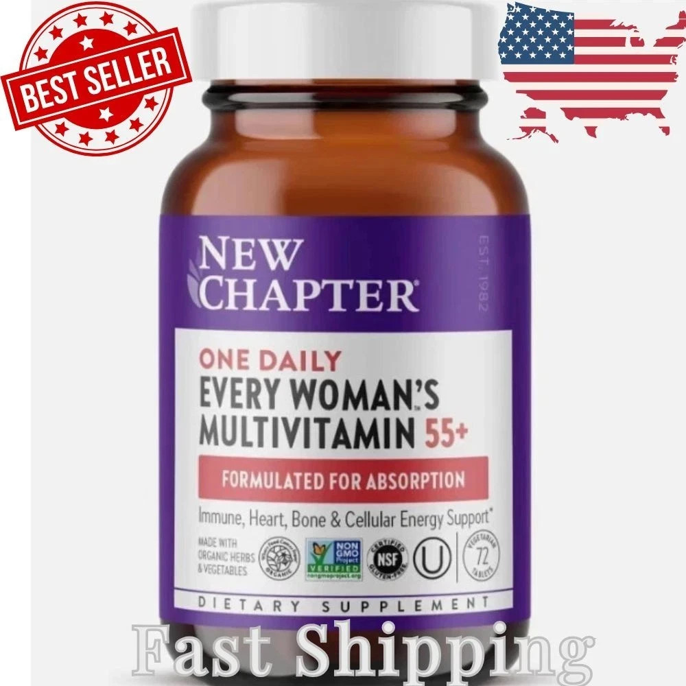 New Chapter Every Woman’s One Daily 55+ Multivitamin 72 Count