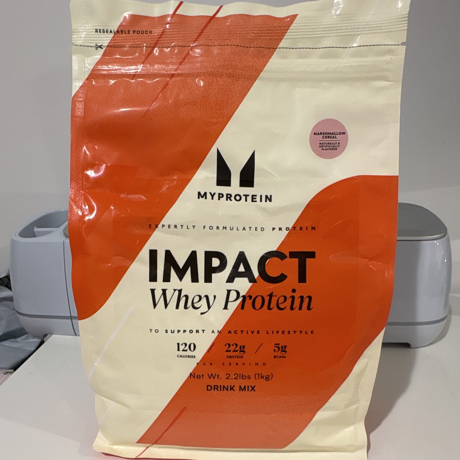 Myprotein Impact Whey Protein Powder Marshmallow Cereal 2.2 lb Exp 04/2027