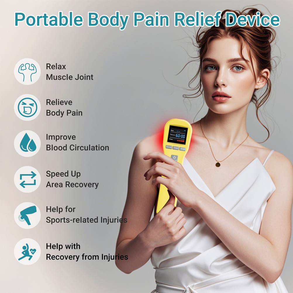 Professional LLLT Cold Laser Therapy Pain Relief Low Level Laser 650nm+808nm