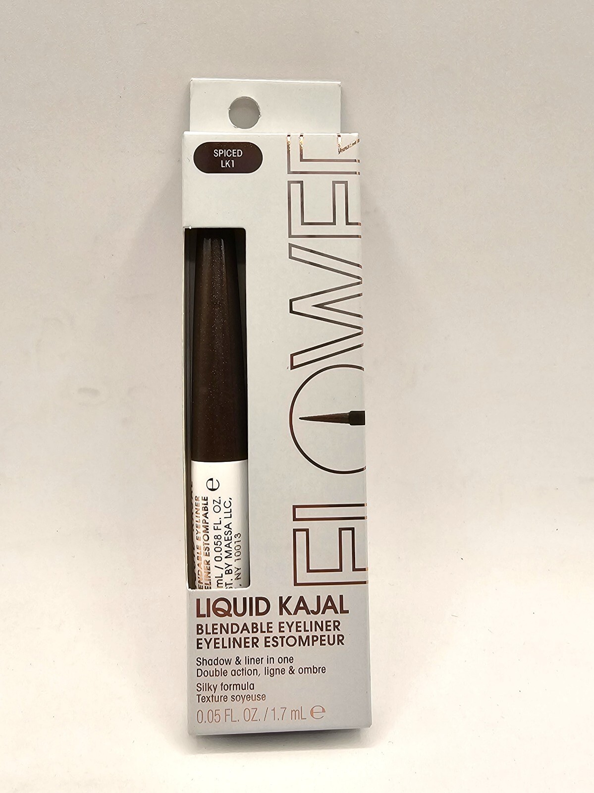 Flower Beauty Liquid Blendable Eyeliner, Spiced LK1. New!
