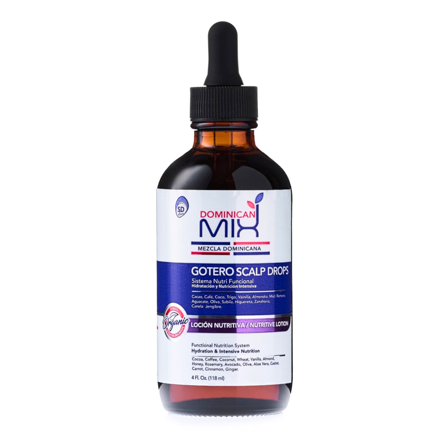 Dominican Mix Gotero Scalp Drops Nutritive Lotion for All Hair Types