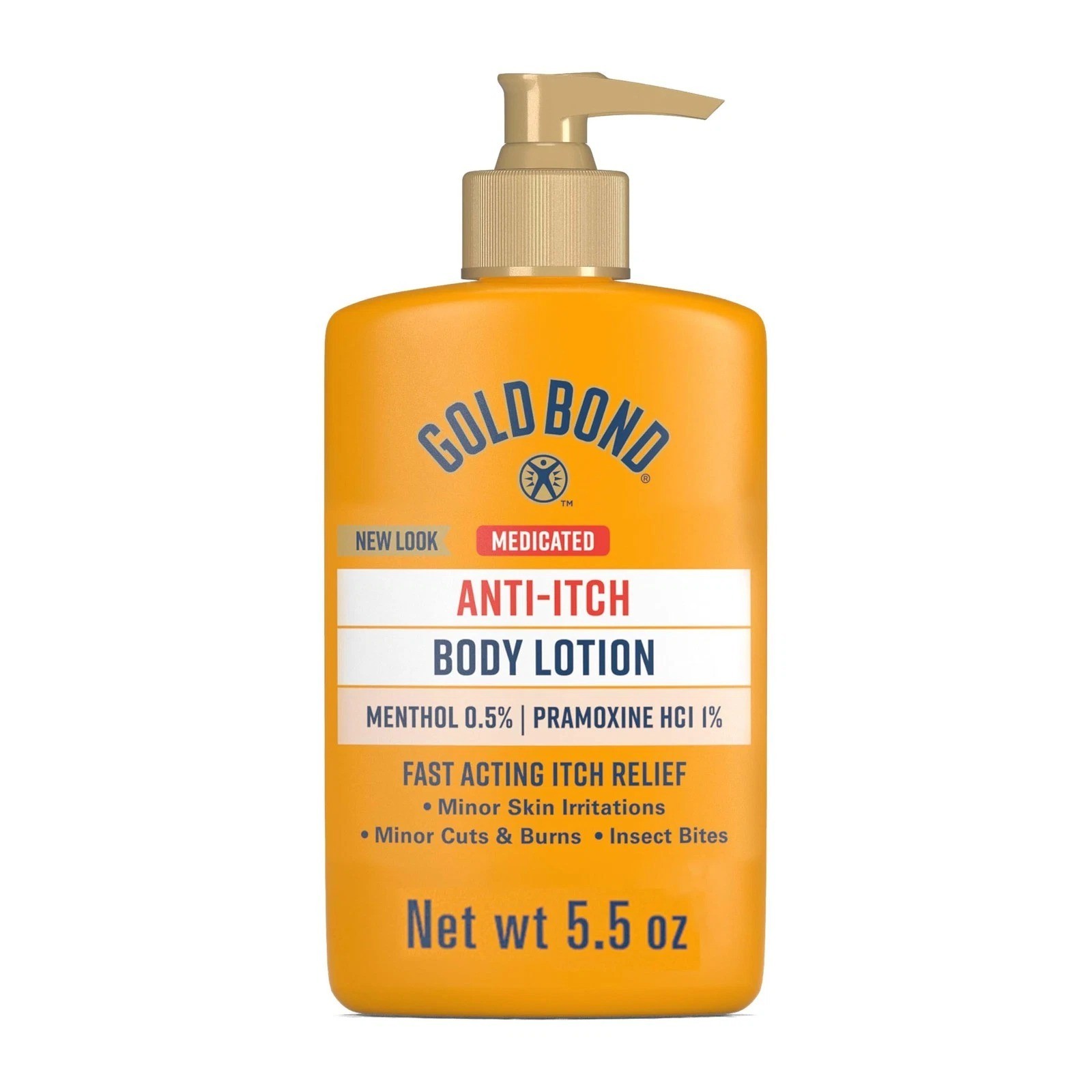 Gold Bond Medicated Anti-Itch Body Lotion, 5.5 Ounce (Pack of 1), White