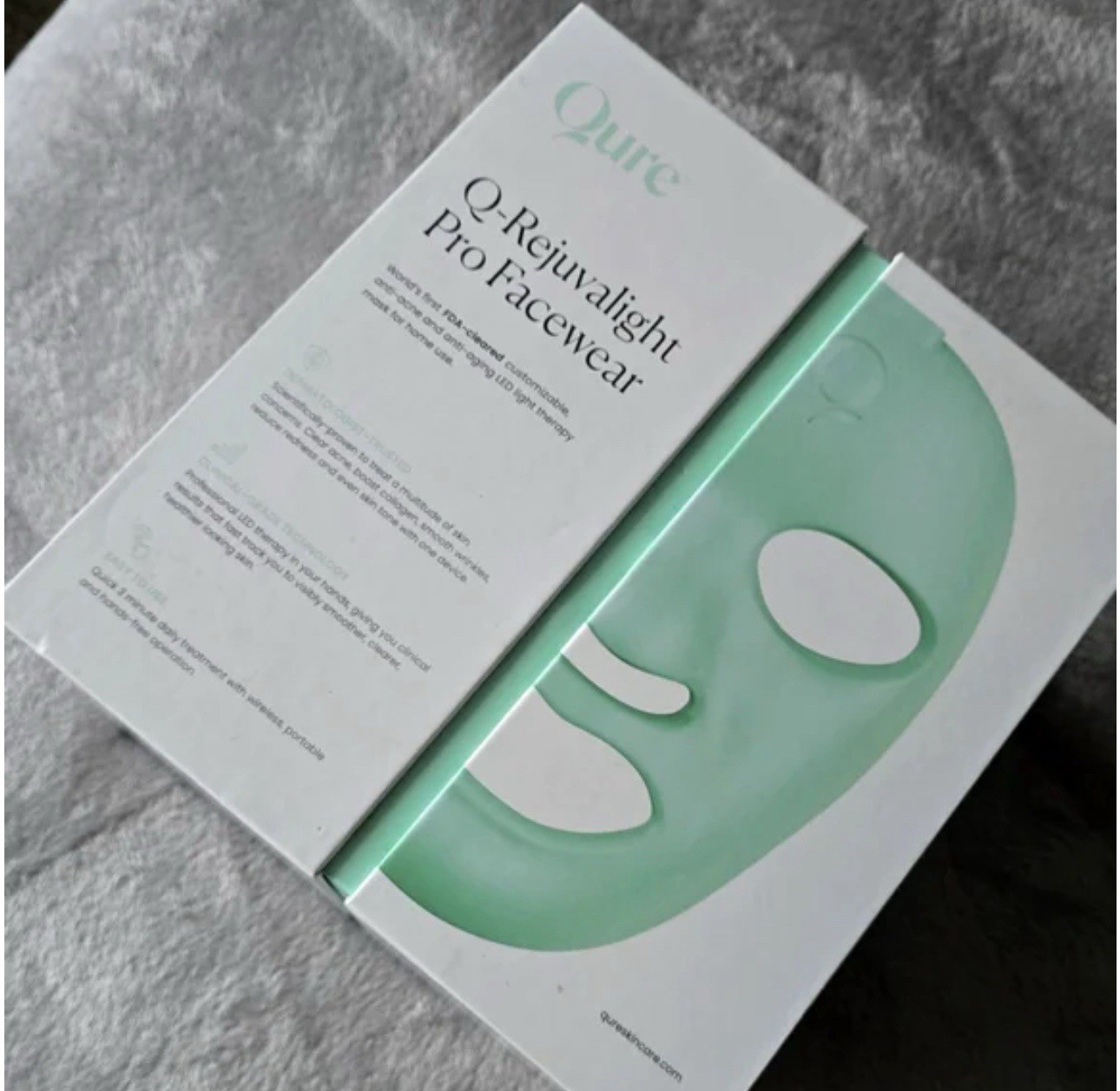 QURE Q-REJUVALIGHT LED THERAPY MASK – ANTI-AGING – RED LIGHT