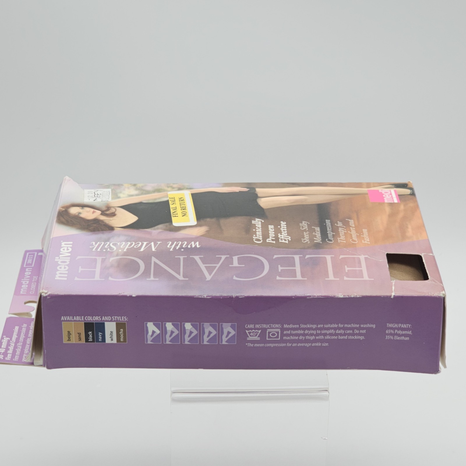 Mediven Elegance Closed Toe Compression Pantyhose 30-40 mmHg Size III Beige