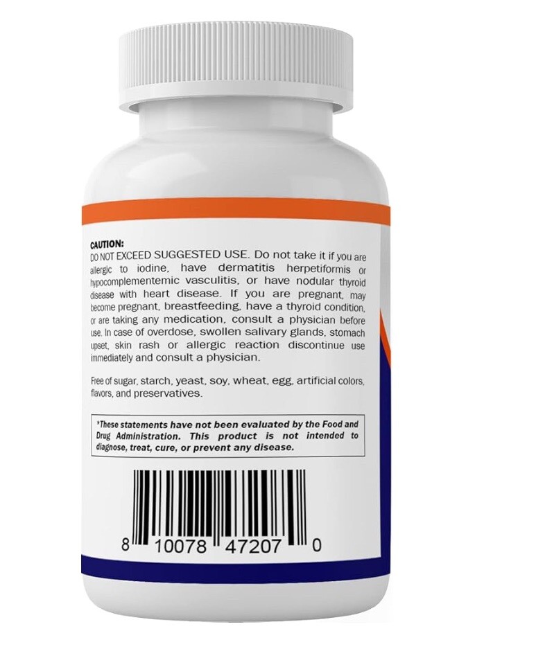 Vitamatic Potassium + Iodide 65 mg ~ 60 ct ~ Thyroid Support ~ 03/2025
