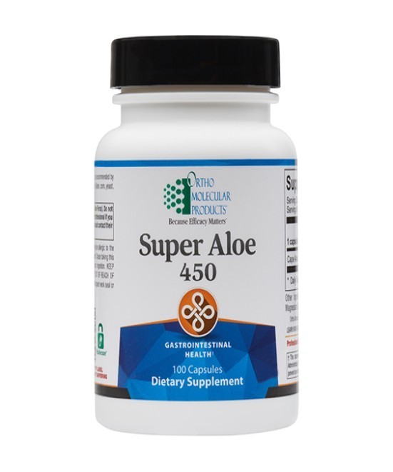 Ortho Molecular Products Super Aloe 450 – 100 Caps