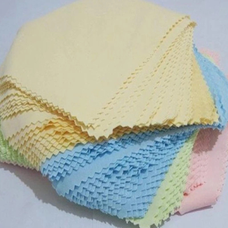 100pcs Microfiber Glasses Cleaning Cloth Wipe Glasses Lenses Clean Dust