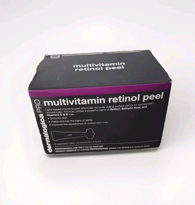 Dermalogica Multivitamin Retinol Peel PRO Size 25 treatments New In Box