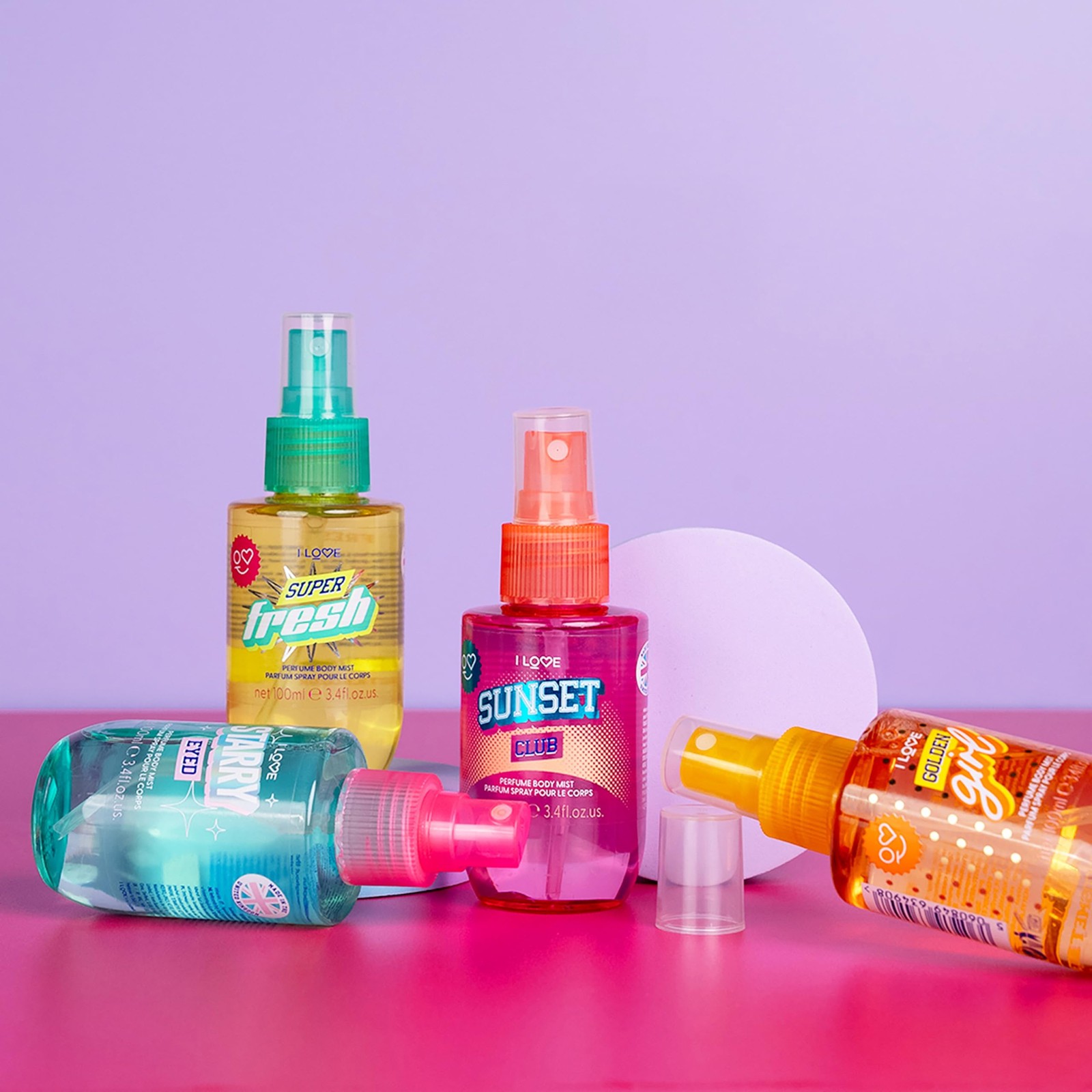 I Love Cosmetics In The Bag – Body Sprays For Women – Perfumed Body Mists