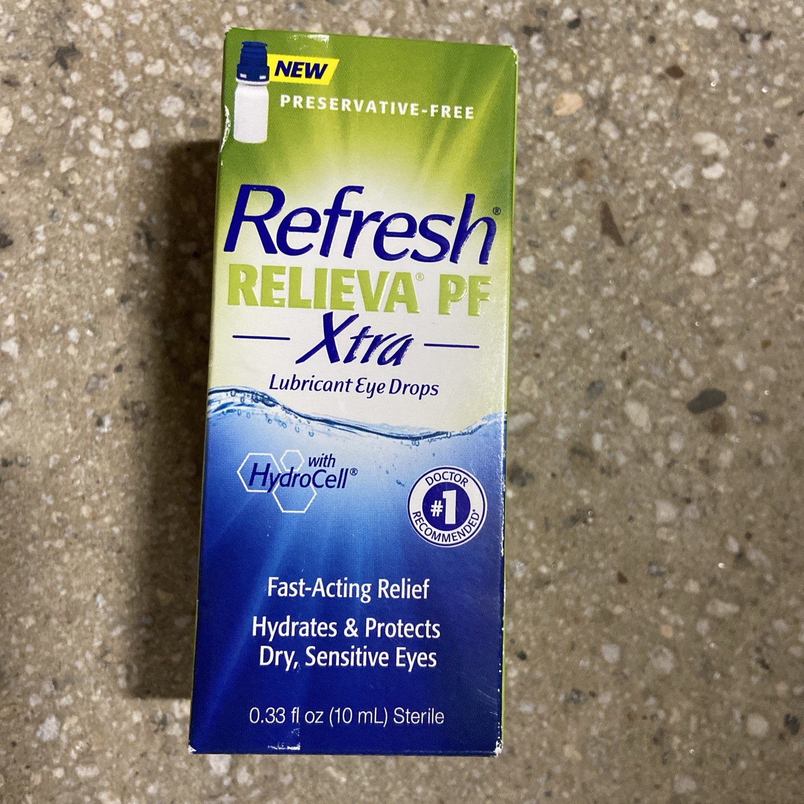 NEW Refresh Relieva PF Xtra Eye Drops 0.33oz – Sealed, HydroCell