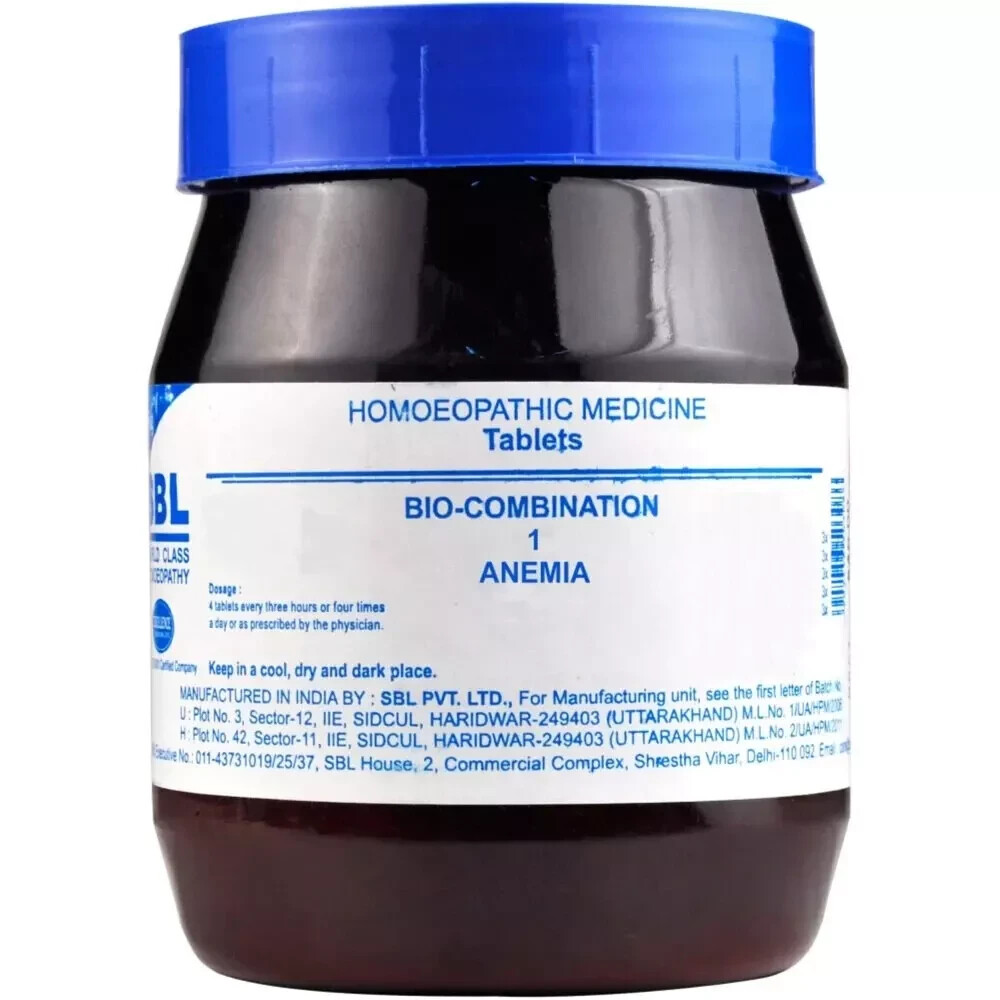 450g SBL Bio-Combination BC1 Tablets for Anaemia | Natural Homeopathic Remedy