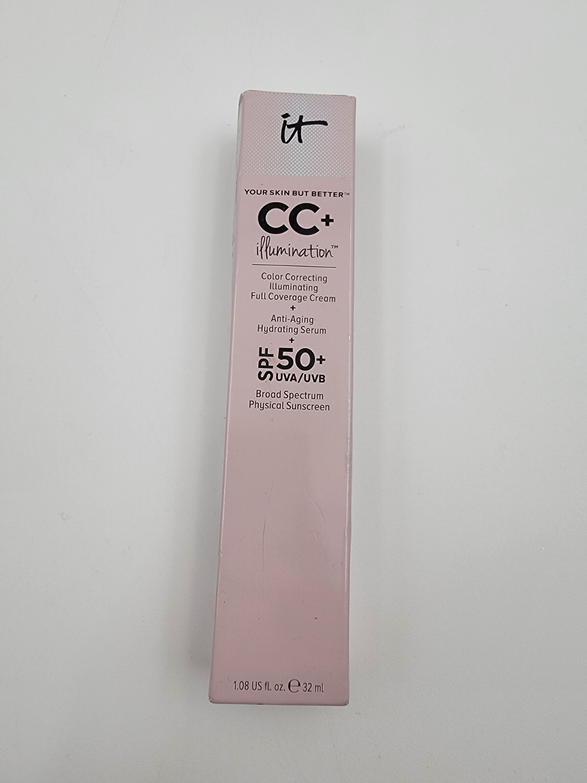 IT Cosmetics Your Skin But Better CC+ Cream SPF 50+Full Size 1.08 oz Medium-5/25