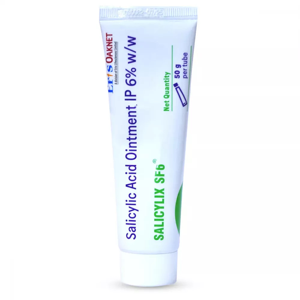 Dr Reddy’s SF 6 Salicylic acid IP 6% w/w. Ointment base 50gm