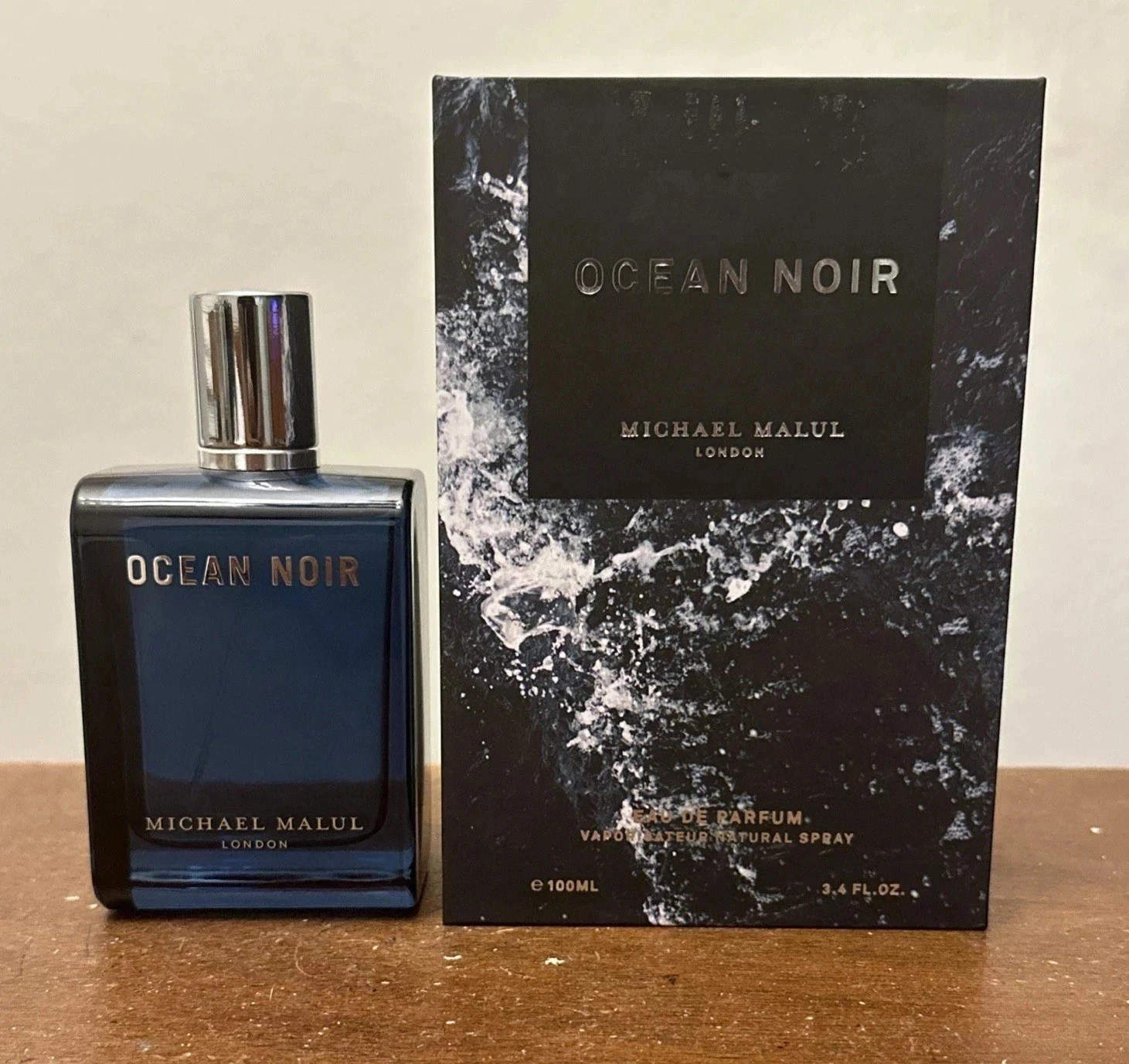 Michael Malul Ocean Noir Men’s Eau de Parfum EDP 3.4oz 100ml NEW SEALED