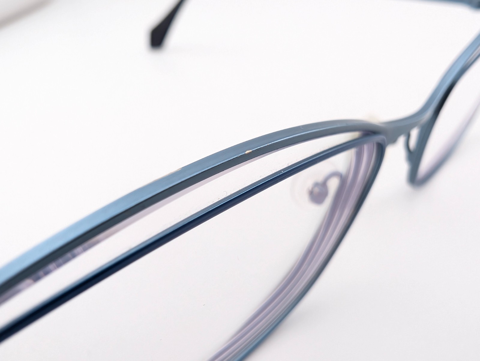 Czone Eyeglasses, Frames Only, W2259 Col.40 Blue, 49-18-140, Metal, Netherlands