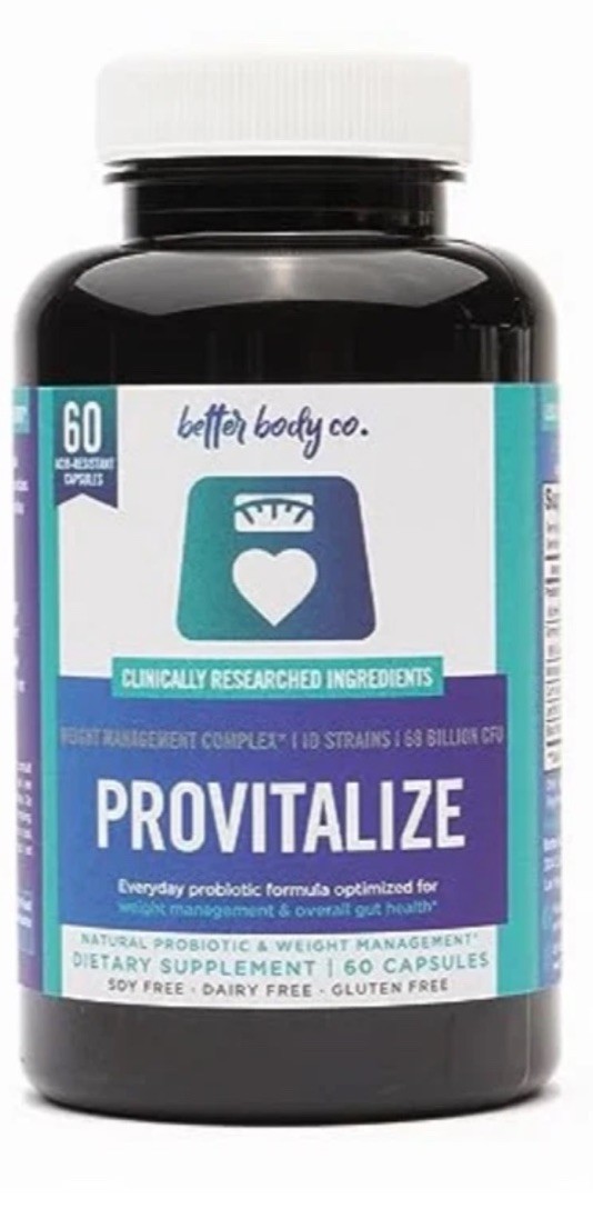 Better Body Co Provitalize Natural Probiotic – 60 Caps. EXP : 6/27 FREE SHIP