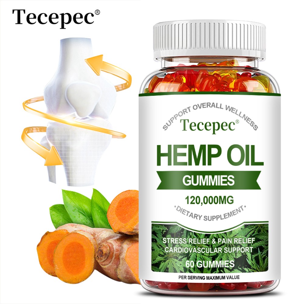 Oil Fudge Supplements Calm Sleep Stress Anxiety Pain Relax Relief 60 Gummies