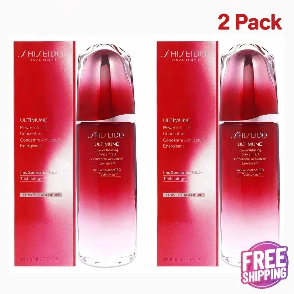 Shiseido(2 Pack)Shiseido Ultimune Power Infusing Serum – 3.3 fl oz / 100 ml – Ne