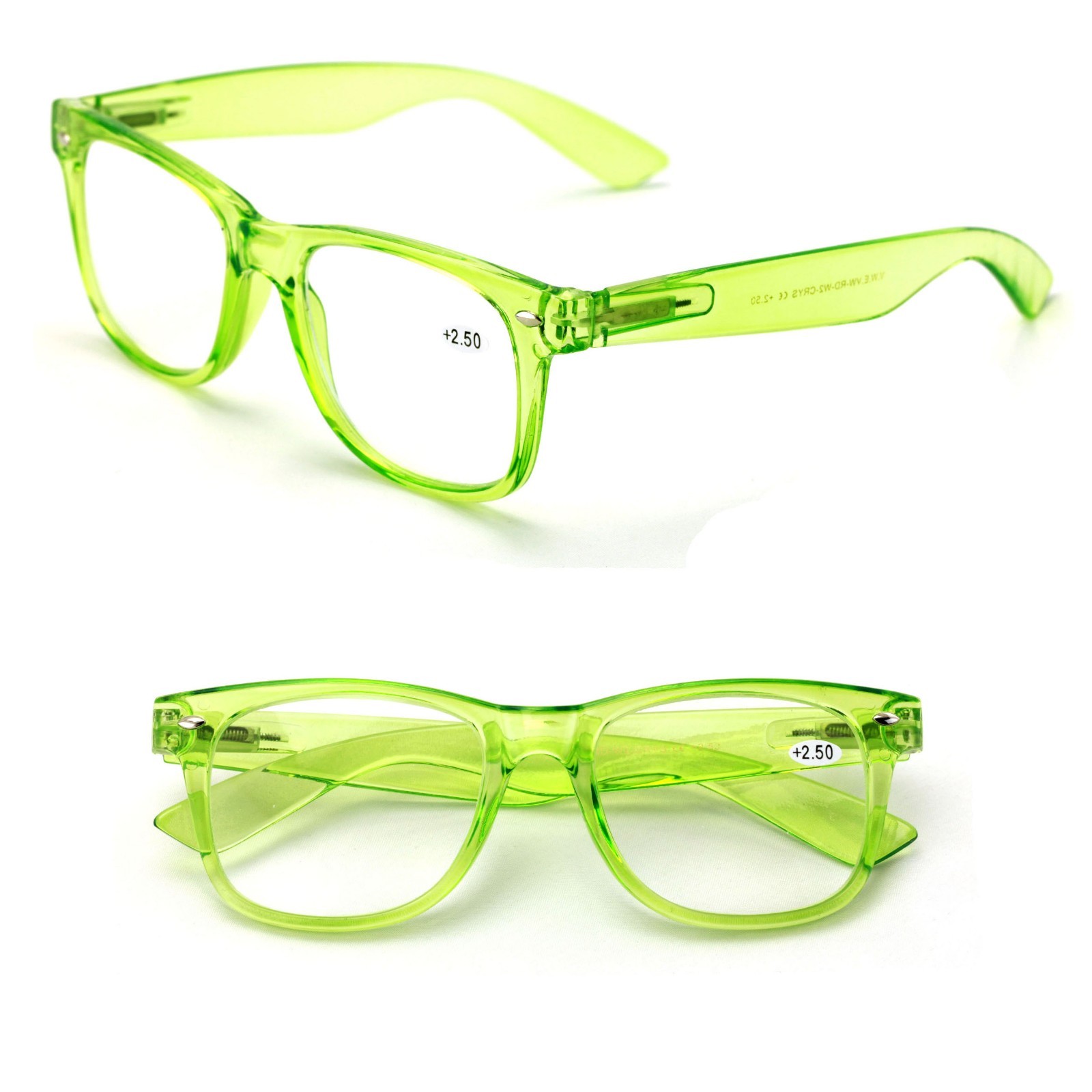 Classic clear frame reading glasses – simple unisex readers