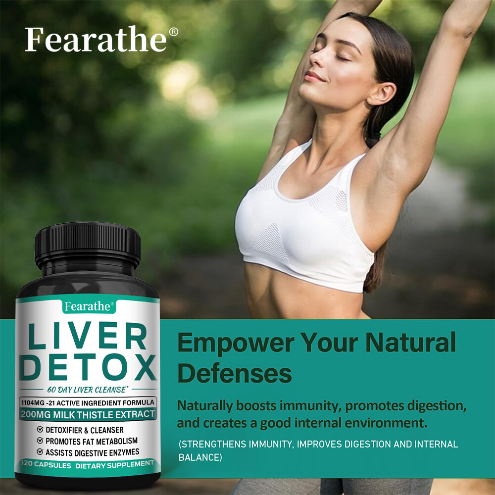Liver Detoxification – 21 Active Ingredients Promote Fat Metabolism, Cleansing