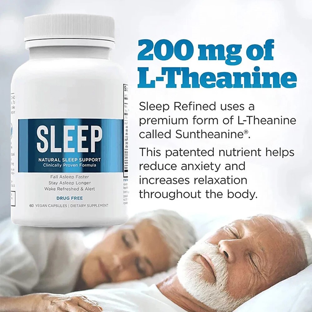 US.120 Capsules Relaxium Sleep -Helps Relax& Promote Sleep, Fitness& Organic NEW