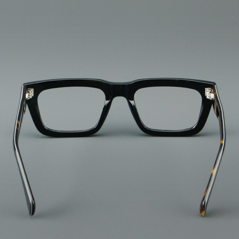 Thick Square Acetate Reading Glasses Resin Lenses Readers Retro Eyeglasses frame