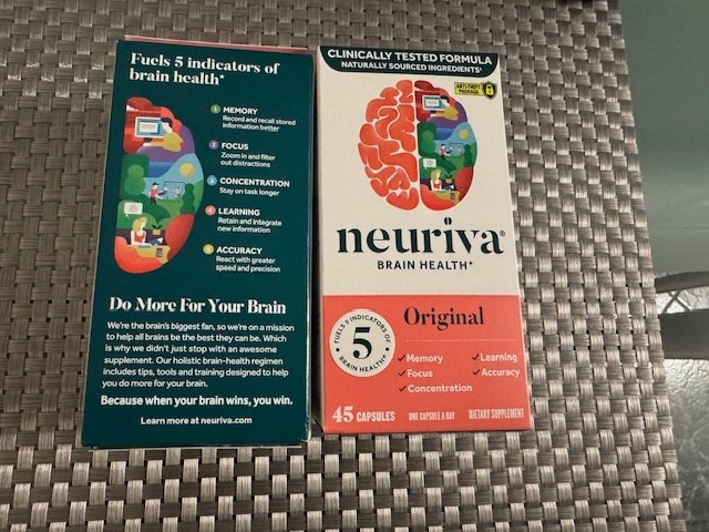 NEW LOT OF 2 Neuriva Original Brain Health 45/90 Capss Exp. 12/27 SEALED