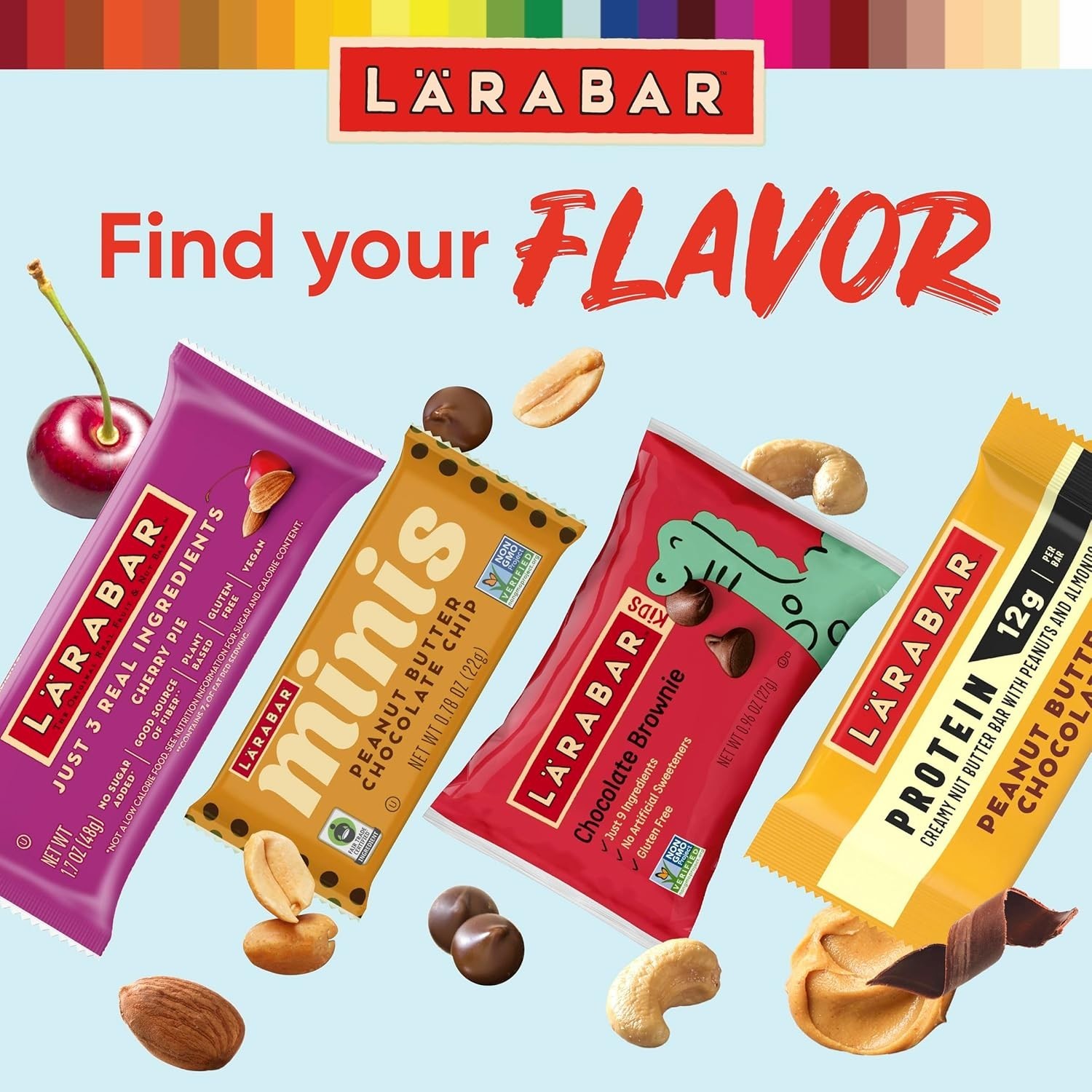 Larabar Chocolate Chip Cookie Dough Bars, 6 ct, & Gluten-Free Treats