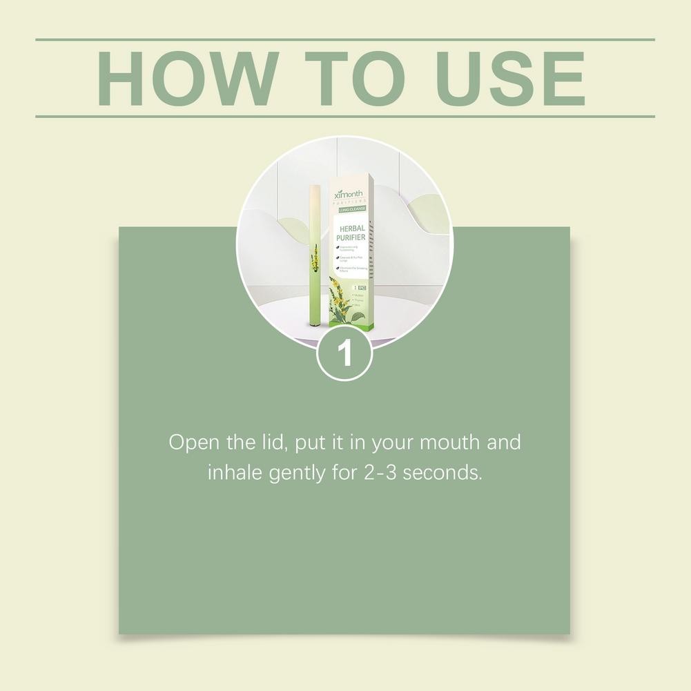 4 Style Herbal Diffuser w/Mullein Thyme Mint for Lung Health Fresh Air 4 packs