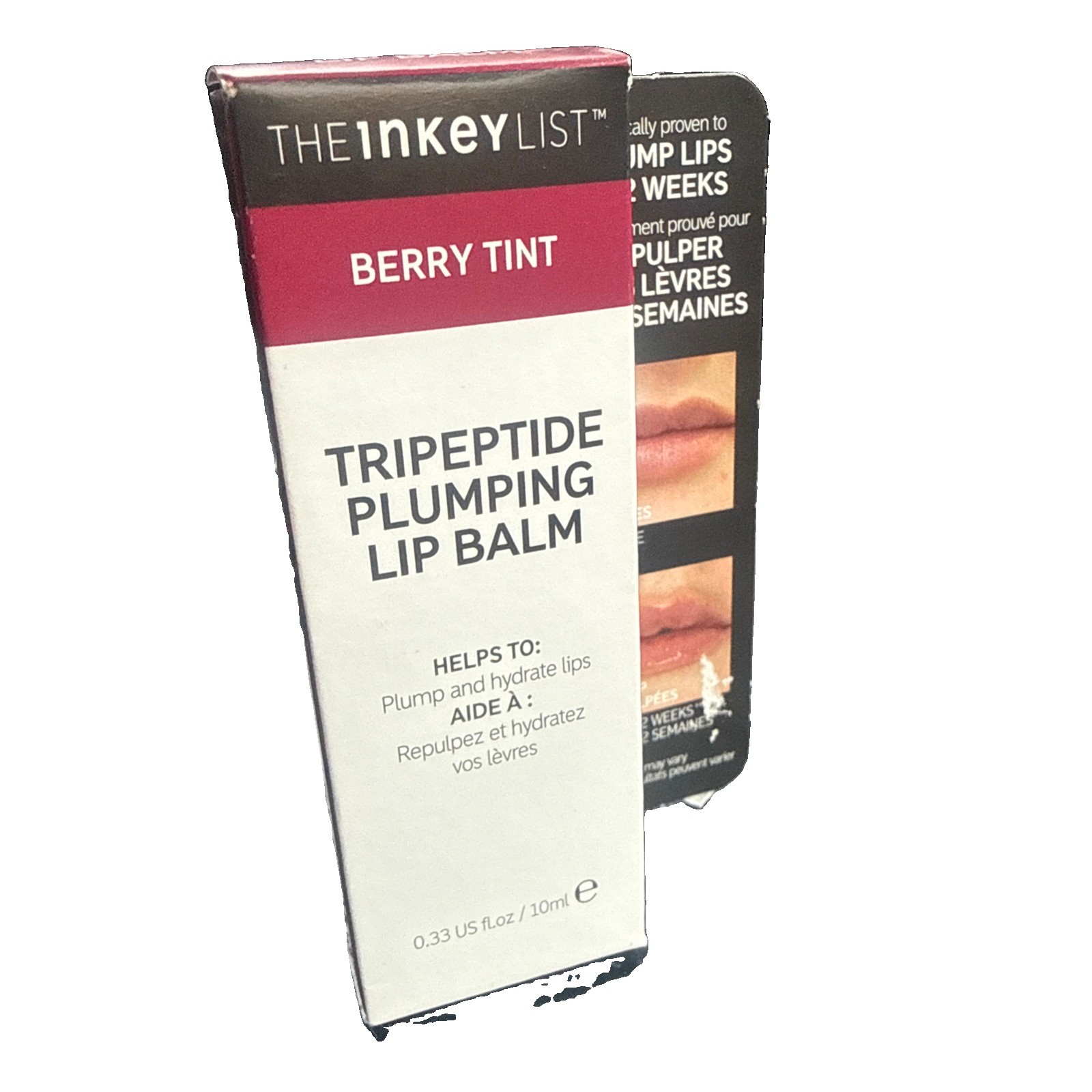 The Inkey List Tripeptide Plumping Lip Balm Hydrating, 0.33 fl oz (10 Ml) NIN
