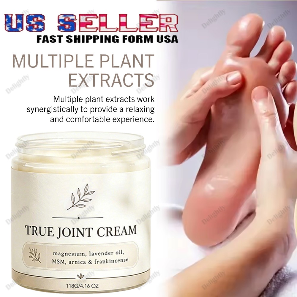 1 PACK Organics True Joint Cream, Moisturizing Massage Cream for Body Joints 4oz