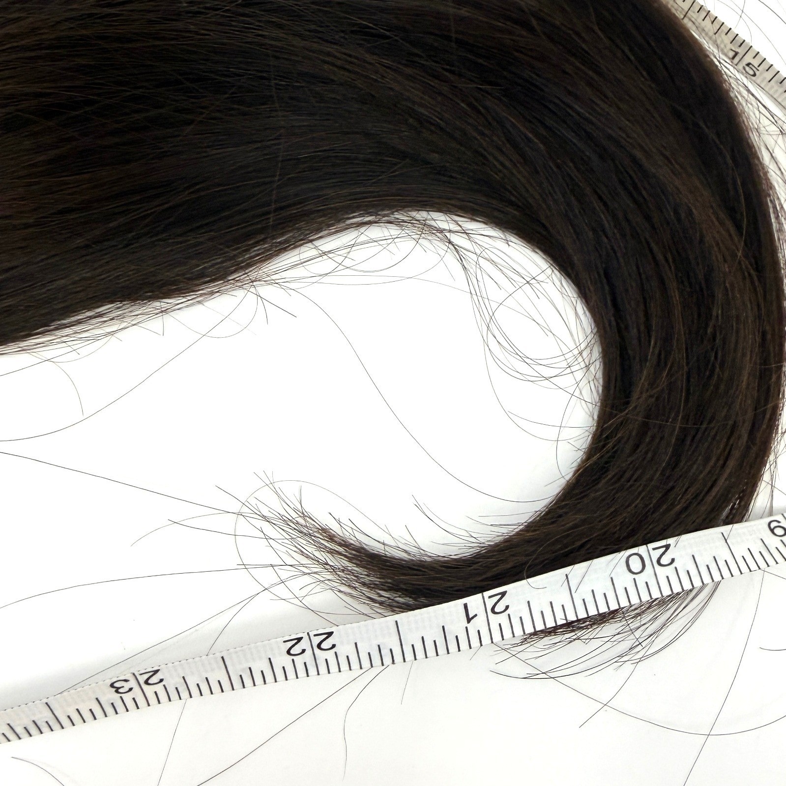 Glam Seamless Invisi-Clip Hair Extensions #1B Off Black 7 Wefts 22″ 170g NWOT