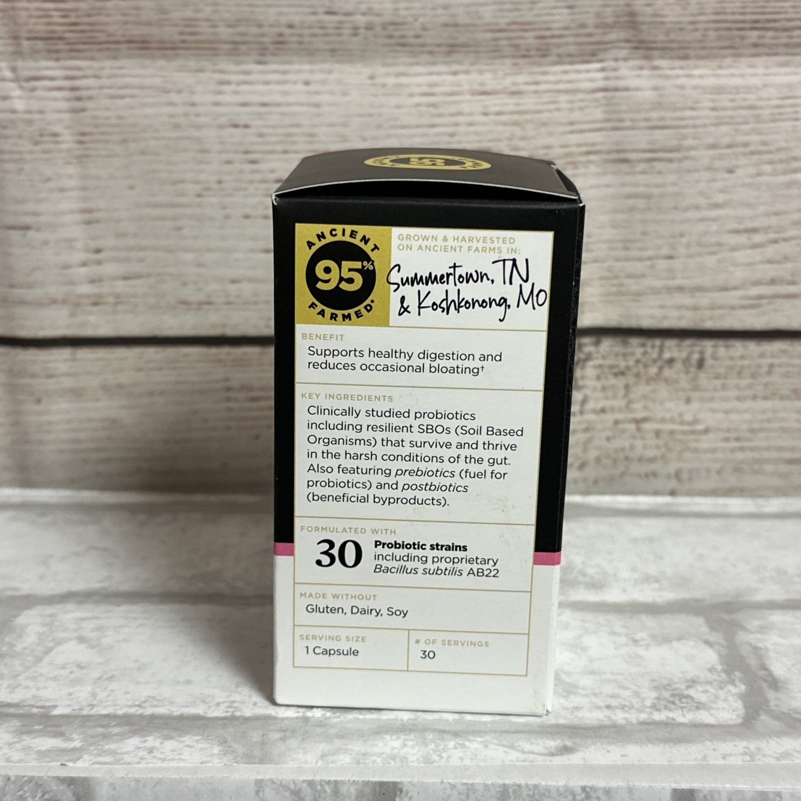 Ancient Nutrition Regenerative Organic Certified Women’s Once Daily Probiotics