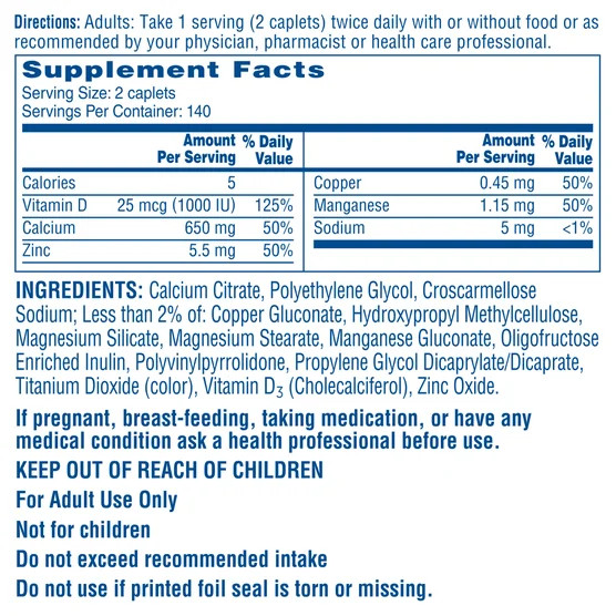 2-Pack Citracal Maximum Plus Calcium Citrate + D3, 280 Caplets