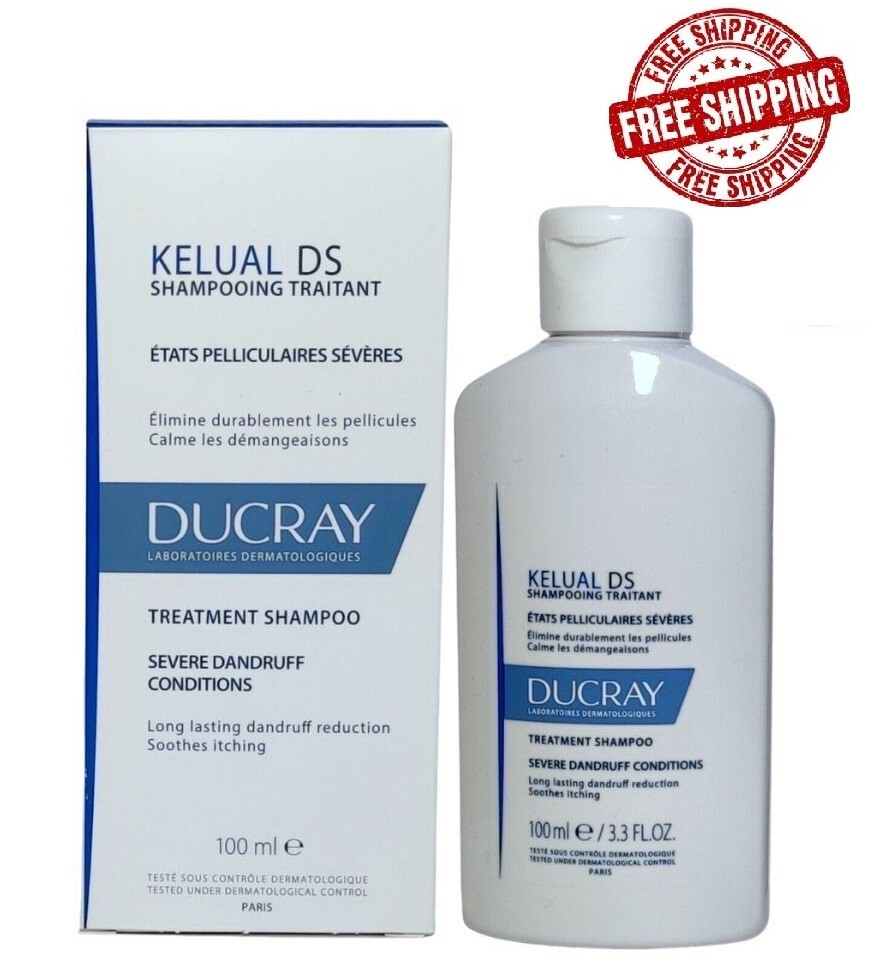 Ducray Kelual Ds Anti Dandruff Shampoo 3.3oz / 100ml EXP 02/2027