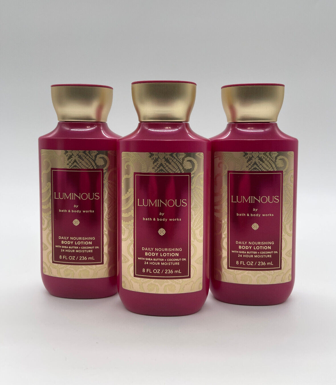 Bath & Body Works Body Lotion Daily Nourishing LUMINOUS Set-3