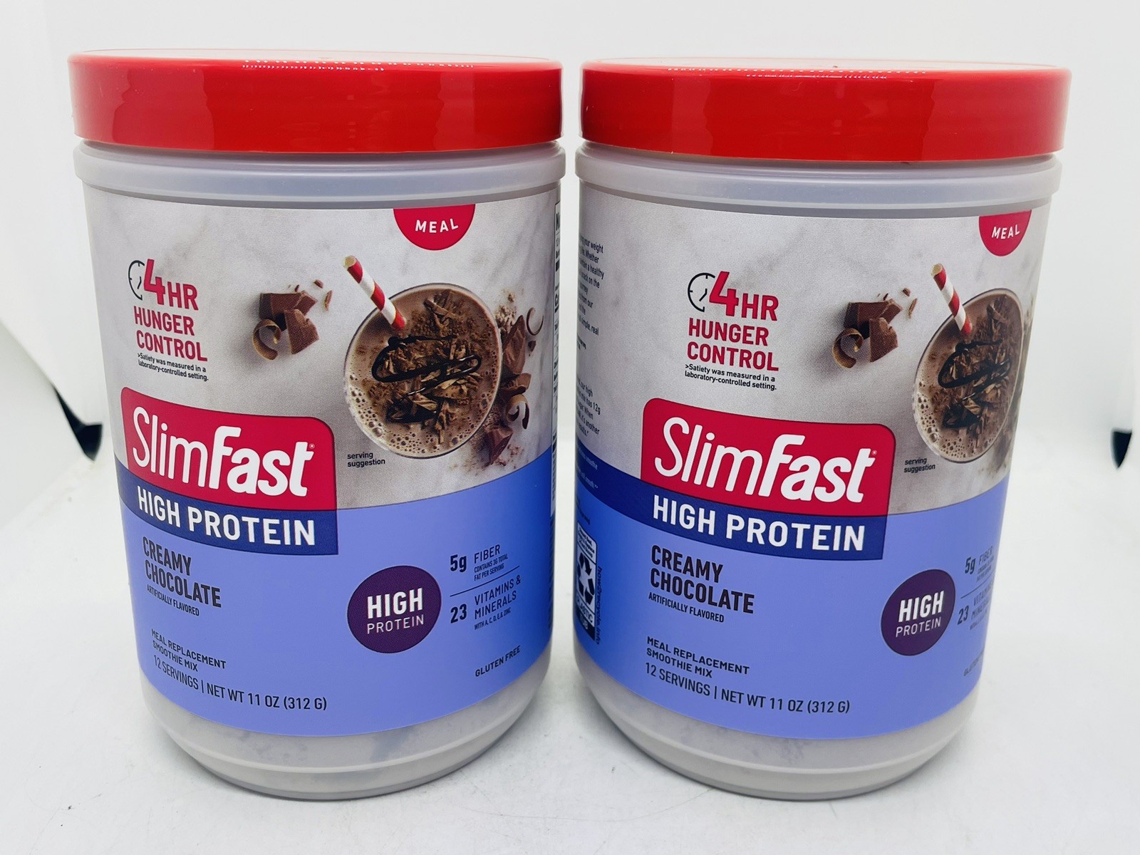 2x High Protein, Meal Replacement Smoothie Mix, Creamy Chocolate, 11 oz (312 g)